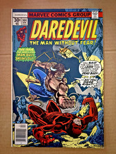 Daredevil #144 Apr 1977 Owl Man-Bull Conway Elias Bronze Marvel FN/VF (7.0)