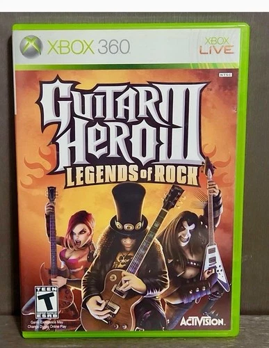 Guitar Hero 3: Legends Of Rock- Microsoft Xbox 360 Pristine 1Y Guarantee 🔥 CIB
