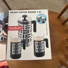 Bodrum Coffee Maker With Coffee Glasses