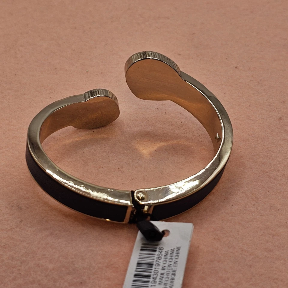 NUEVO Brazalete Casa Blanca Mercado Negro Esmalte Cristal Círculo Boho Chic Foto 4 de 4