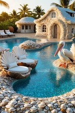 Digital Image Picture Photo Wallpaper Background Dream House AI Art