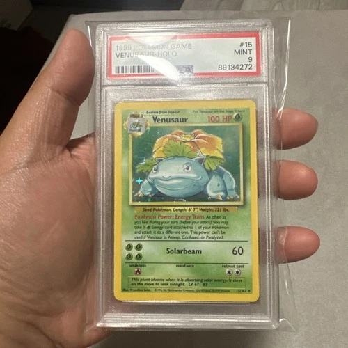 New ListingPokemon 1999 Venusaur Base Set Holo Rare #15/102 PSA 9