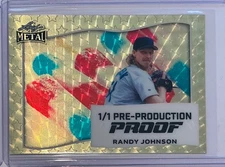 2025 Leaf Independence Day Randy Johnson Super Prismatic Gold Proof 1/1