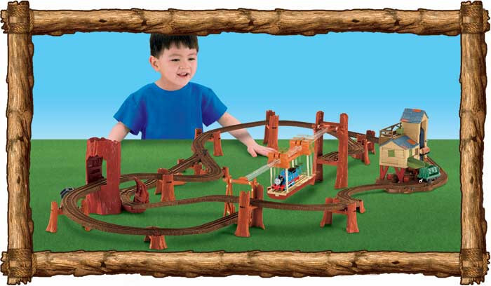 Thomas The Train R9634 Zip Zoom and Logging Adventure Distressed