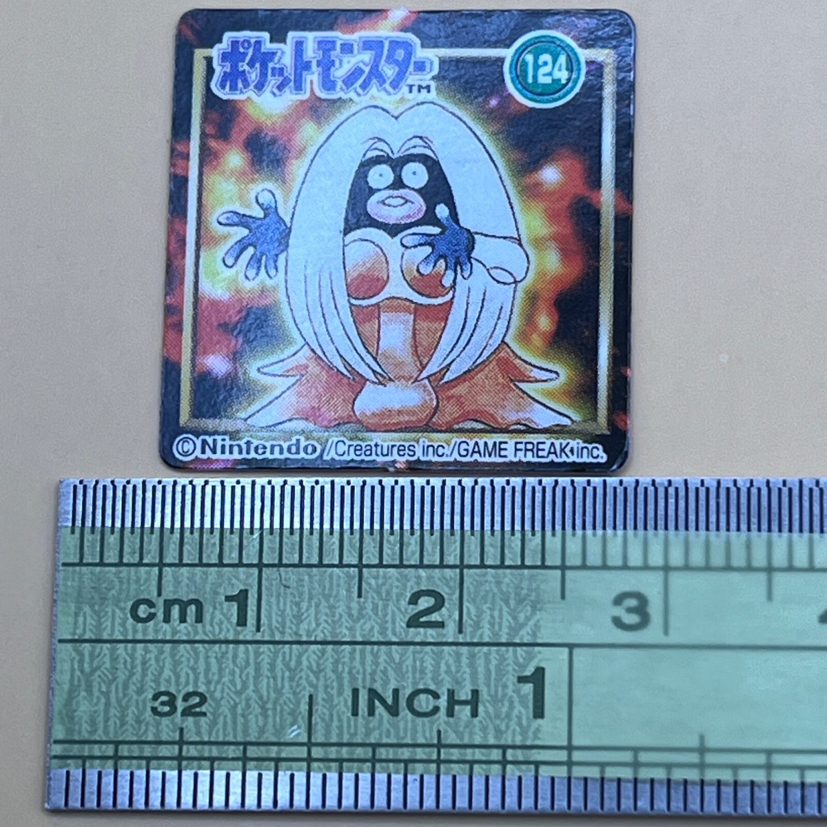 グレシプ YP特典カード Jynx Pokemon Mini Card Collection No.124 Pocket Monsters