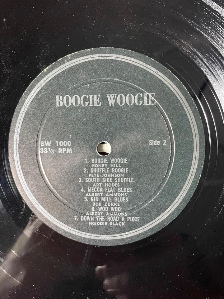 BOOGIE WOOGIE GREATEST HITS - VARIOUS ARTISTS - BW 1000 LP JAZZ BLUES - Image 4 of 4