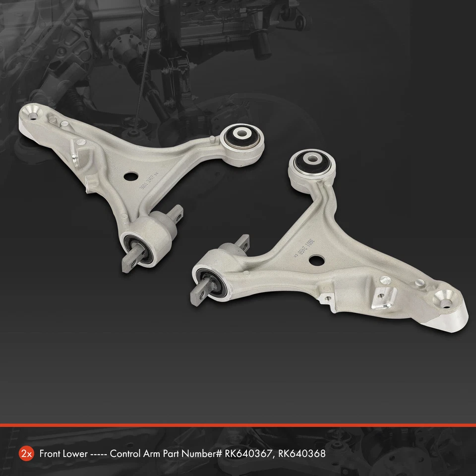 2x Nuevo brazo de control inferior delantero izquierdo y derecho para Volvo S60 V70 2001 2002-2007 tracción delantera Foto 2 de 4