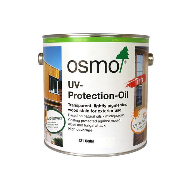 Osmo  Exterior UV Protection Oil 431 Light Cedar Transparent 2.5Ltr