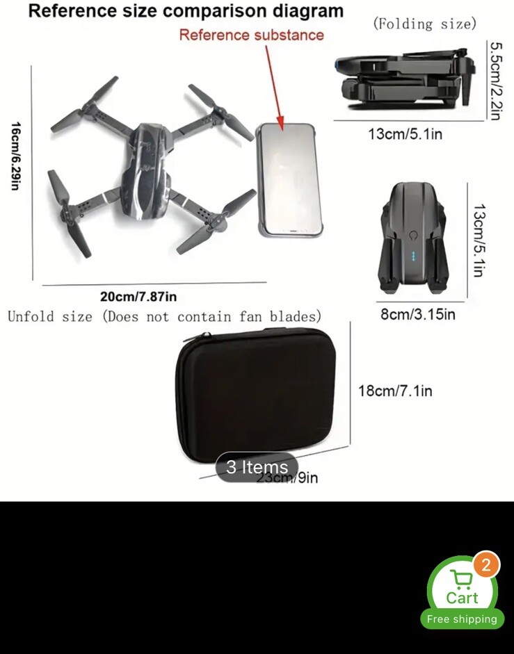 E99 Pro WIFI FPV Quadcopter With Fordable HD 4K Wide Angle Camera Drone RC-image