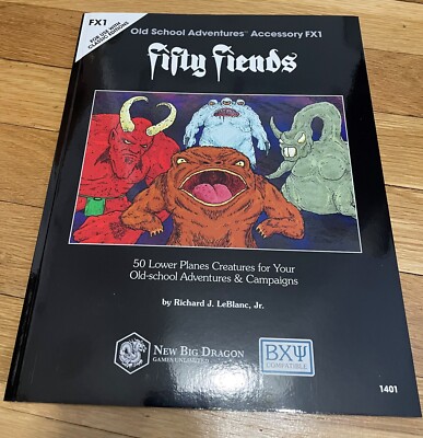 Dungeons & Dragons: FX1 Fifty Fiends OSR