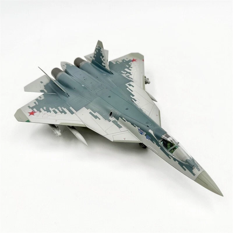 Wltk Russian Air Force Sukhoi Su-57 Felon #01 Stealth Fighter 1/72 Model US SHIP - Image 4 of 4
