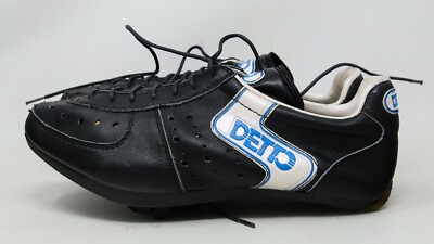 Chaussures de cyclisme italiennes Detto Pietro - Vintage taille 47 noir