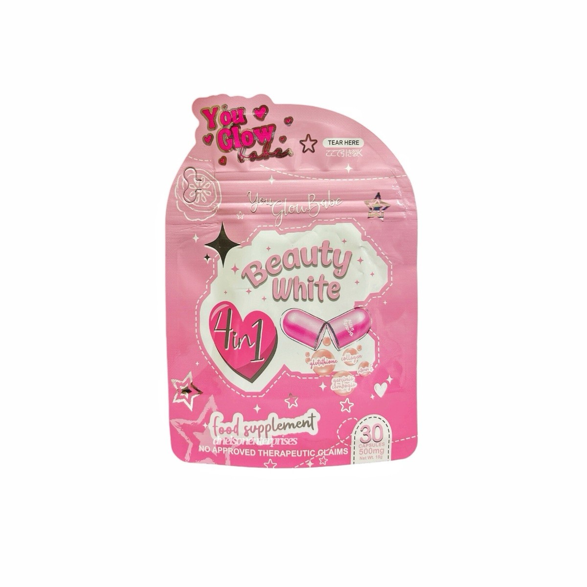 You Glow Babe BEAUTY WHITE Glutathione Capsules, Japan Formula 30 count | eBay You Glow Babe BEAUTY WHITE Glutathione Capsules, Japan Formula 30 count | eBay