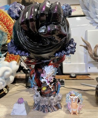 One Piece Warhead -Studio Luffy Nika Divine Monkey Spear Figure | eBay
