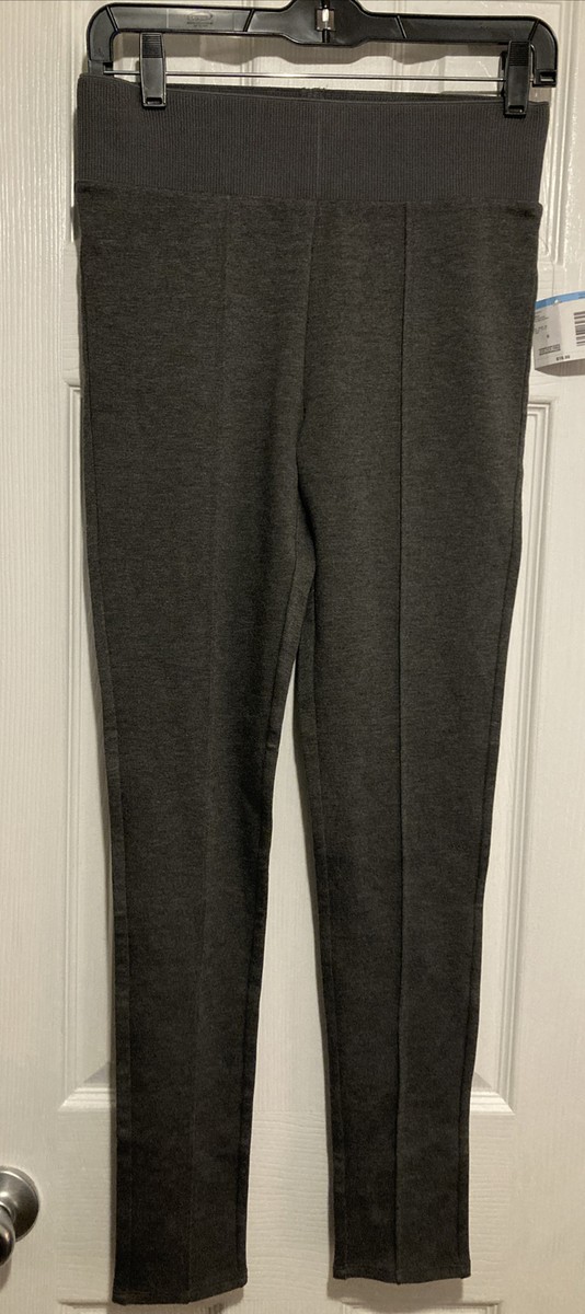 Simply Styled Gray Pull On Slim Leg Ponte Dress Pants Missy Size