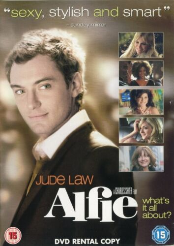 Alfie DVD (2005) Jude Law, Shyer (DIR) cert 15 Expertly Refurbished Product - Afbeelding 1 van 2