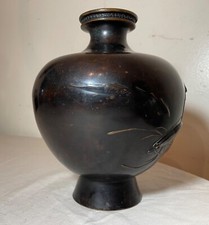 青铜日本花瓶1850-1899 | eBay