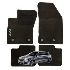 Set Tapis Moquette Appropriés pour Fiat Tipo 5 Portes Berline / Sw - ( À 4