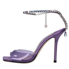 SAEDA SANDAL 100 GJX Sandali JIMMY CHOO Donna Viola Amu02_jimm
