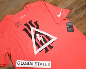 bright crimson nike shirt