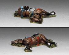 KING COUNTRY THE REAL WEST TRW150 DEAD U.S. CAVALRY HORSE MIB
