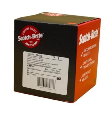 #ad 3M 07486 Scotch Brite Roloc Surface Cond. Disc 3quot; 7486 MEDIUM Grit NEWEST STOCK $57.00