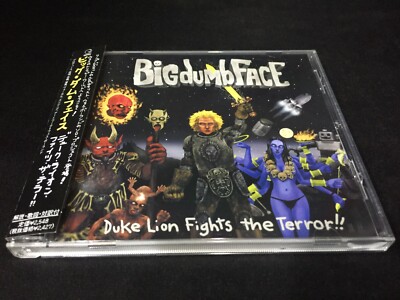 Big Dumb Face Duke Lion Fights The Terror!! Japan OBI CD (Flip Records 2001)