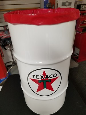 TEXACO STAR 40S 50S 60S VINTAGE GAS STATION STYLE 16 GALLON STEEL