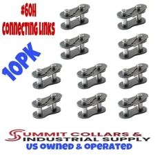 (10) #60H Heavy Duty Roller Chain Connecting Links
