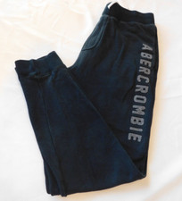 Abercrombie Fitch Sweat Pants Lounge Pant jogger Black Size S small GUC