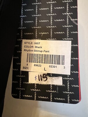 Luxury Activewear VIM MIA. Yoga Pants. Sz Large-very Tight Fit