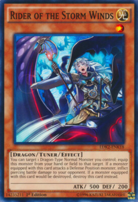 Rider of the Storm Winds - LDK2-ENK18 - Common - 1st Edition x3 - Near Mint