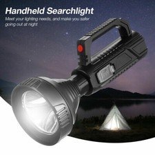 Rechargeable LED Searchlight Portable Super Bright Handheld Spotlight Flashlight
