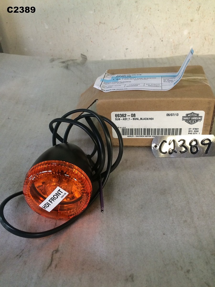 トップス *** HARLEY DAVIDSON XL ALL YEAR FRONT FLASHER GENUINE OEM C2389