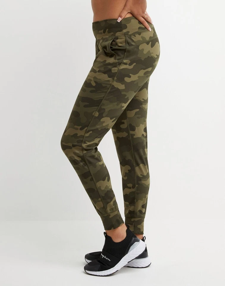 Pantalones de chándal Champion verde camuflaje tacto suave Foto 2 de 4