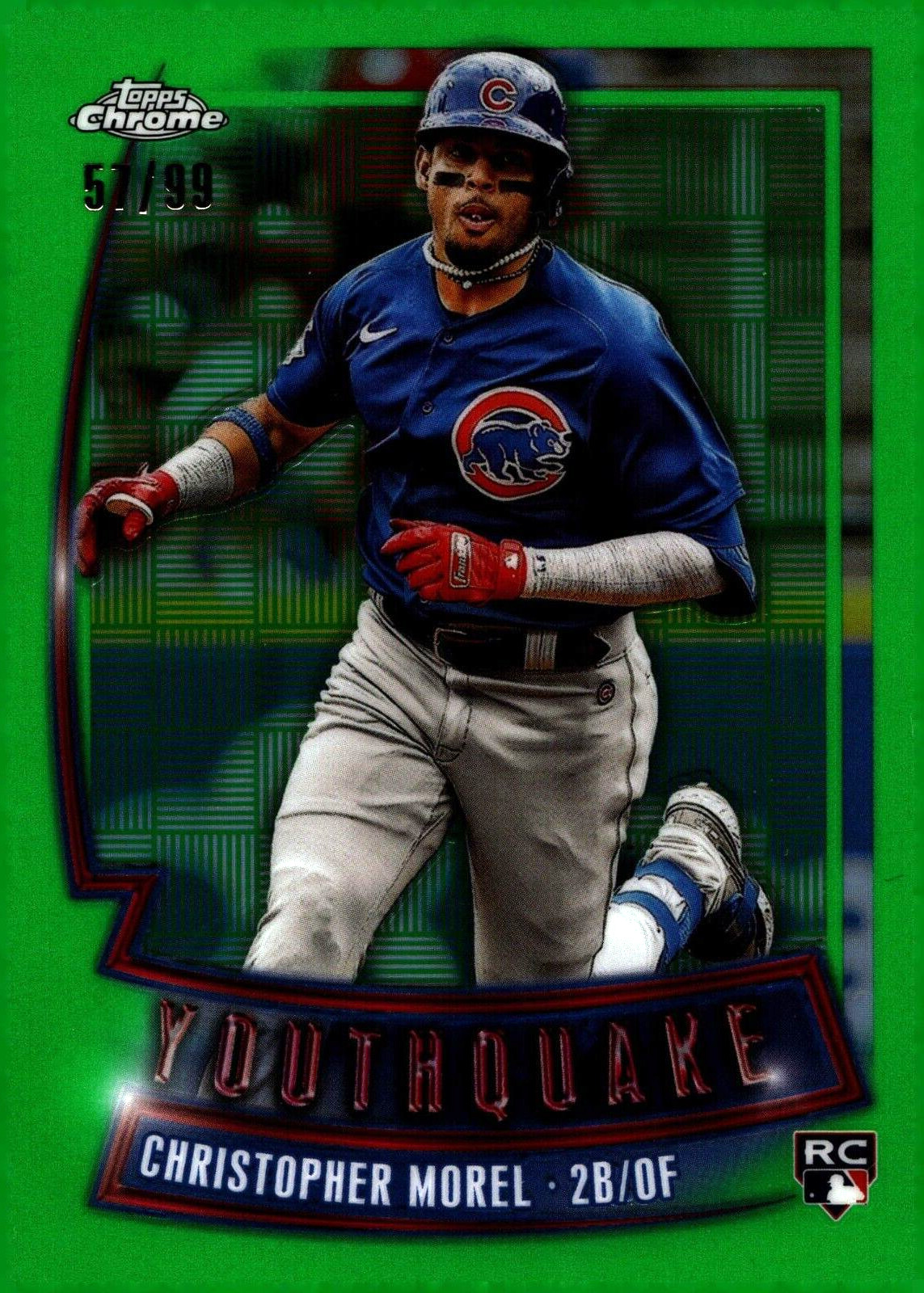 2023 Topps Chrome Youthquake Green Refractor /99 Christopher Morel Rookie RC
