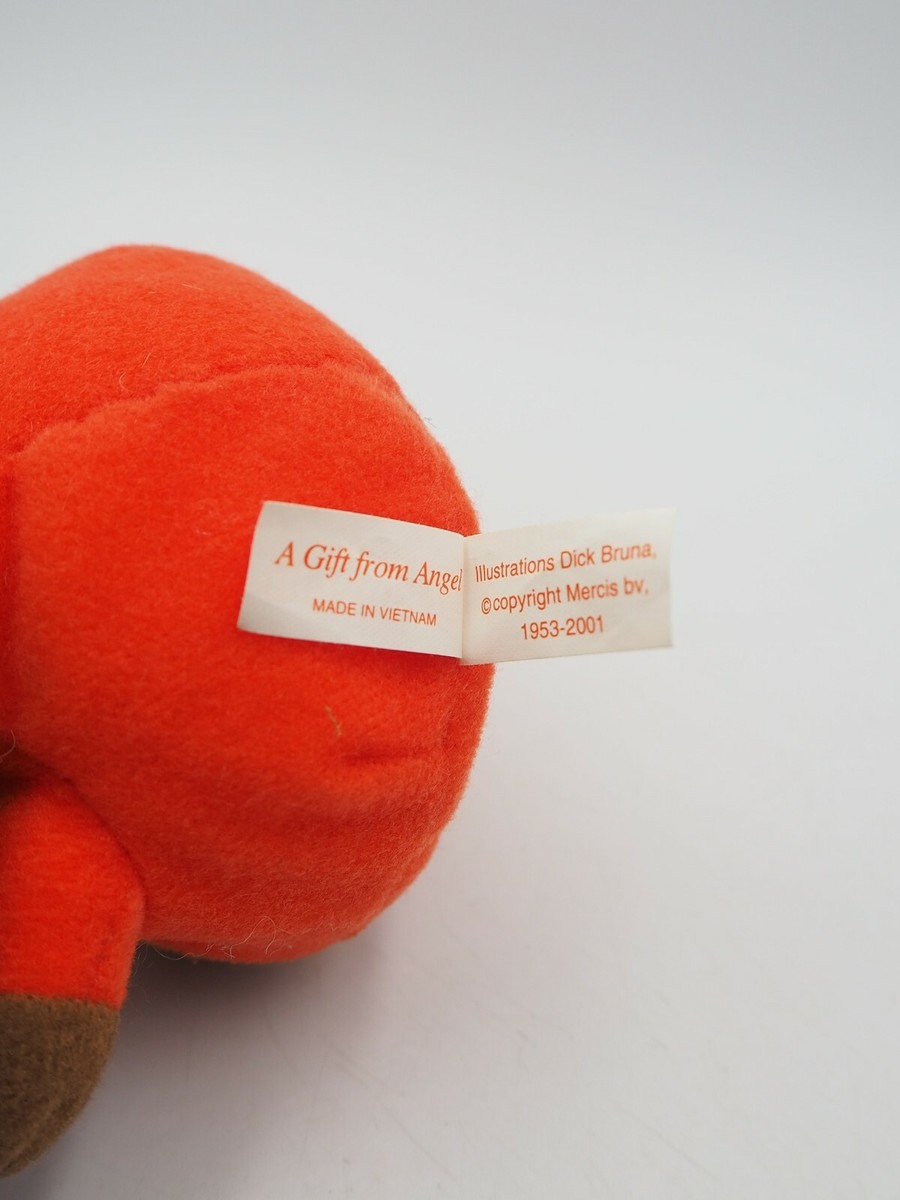 Miffy Suntan Tan B2510 Sekiguchi 2001 Plush 5.5