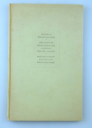 Schleiermacher KATECHISMUS Orig.- Radierungen HERMANN SCHARDT 1945 signiert - Bild 2 von 12