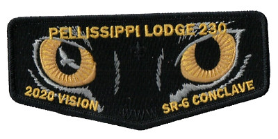 Boy Scout OA 230 Pellissippi Lodge 2020 SR-6 Conclave Flap