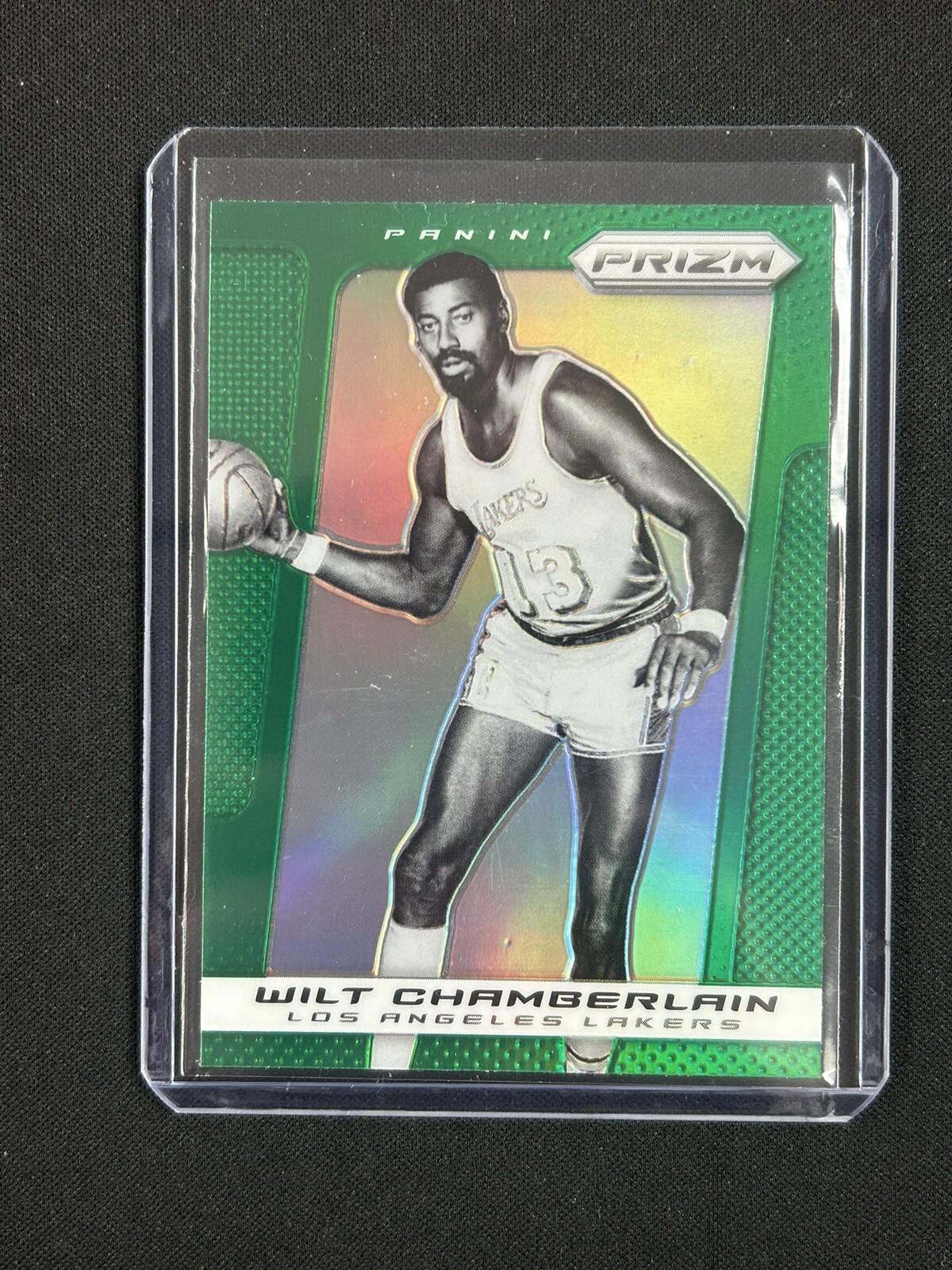 2013-14 Panini Prizm -  Green Prizm #257 Wilt Chamberlain