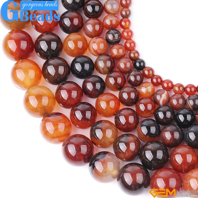 Dream Lace Agate Beads Round Natural Stone Free Shipping 15"6mm 8mm 10m 12mm GB - Image 3 of 4