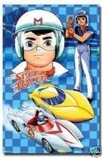 CLASSIC TV CARTOON TV SERIES SPEED RACER MACH 5 V RACER X 22x34 POSTER FREE SHIP