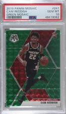 2019-20 Panini Mosaic Rookies Green Prizm Cam Reddish #241 PSA 10 GEM MT 04ag