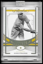 2021 Panini Flawless #26 Honus Wagner Yellow Diamond #/10