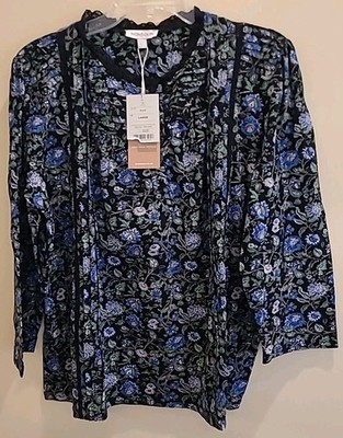 Monsoon Boho Blouse Top Long Sleeve, Size Large, Brand New With Tags!