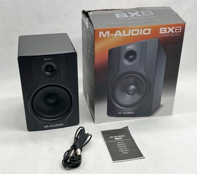M-Audio BX8 Carbon Black Single 8'' Powered Studio Pro Audio Monitor Speaker