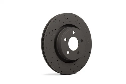 Hawk Performance Htc4953 Talon Cross Drilled And Slotted Brake Rotors