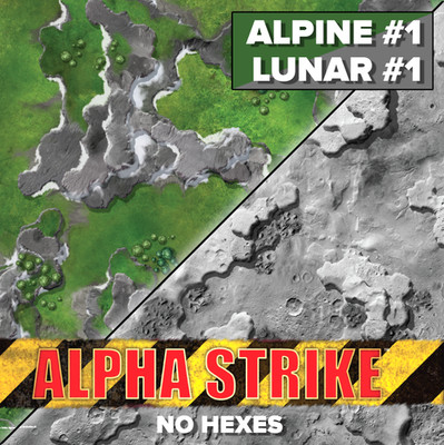 BattleTech: Neoprene Battle Mat Alpha Strike Alpine/Lunar (EN)