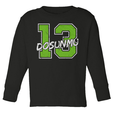 Dosunmu 13 Hoops Graphic Minnesota Fans Inspired Toddler Long Sleeve TShirt