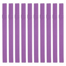 10 Pcs Elastic Planner Bands, Elastic Bookmark Bands, Purple